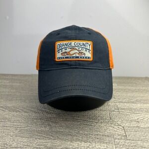 Vintage Y2K Orange County Choppers Hat Cap Strap Back Adjustable Blue Orange Men
